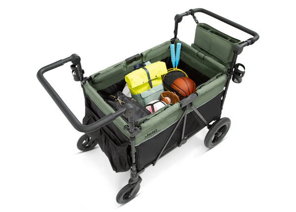jeep wrangler deluxe 2 seater stroller wagon Jeep Wrangler Deluxe 4 Seater Stroller Wagon by Delta
