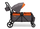 Grey with Bonfire Orange (2377) 3-Jeep Sport All-Terrain Stroller Wagon