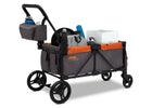 Grey with Bonfire Orange (2377) 4-Jeep Sport All-Terrain Stroller Wagon