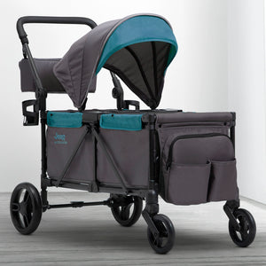  Grey with Blue Moon (2379) 11-Jeep Sport All-Terrain Stroller Wagon