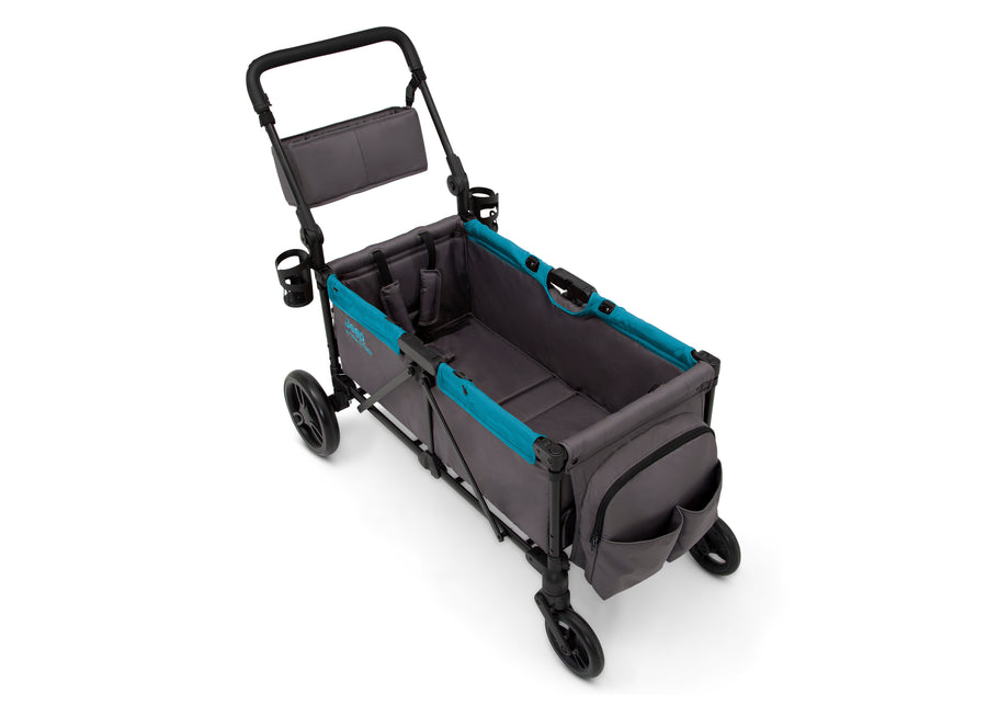  Grey with Blue Moon (2379) 9-Jeep Sport All-Terrain Stroller Wagon