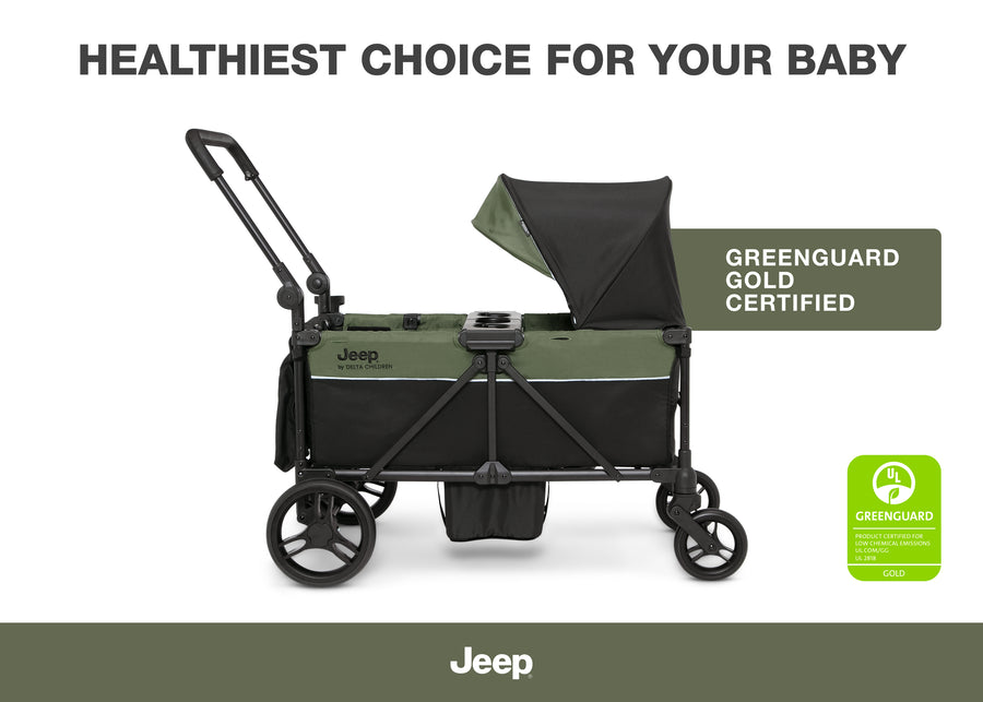 Black/Green (2378) 6-TurboGlyde Stroller Wagon