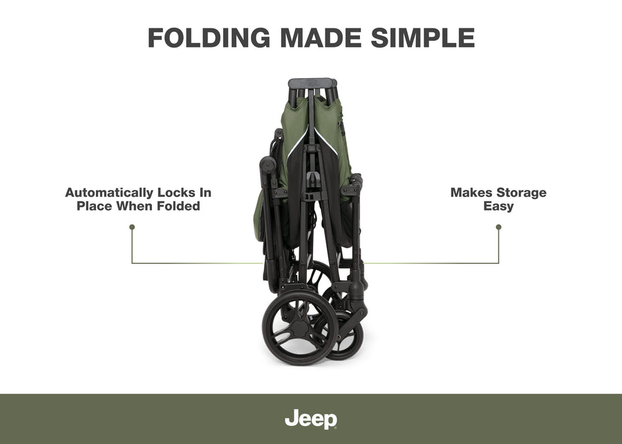 Black/Green (2378) 8-TurboGlyde Stroller Wagon