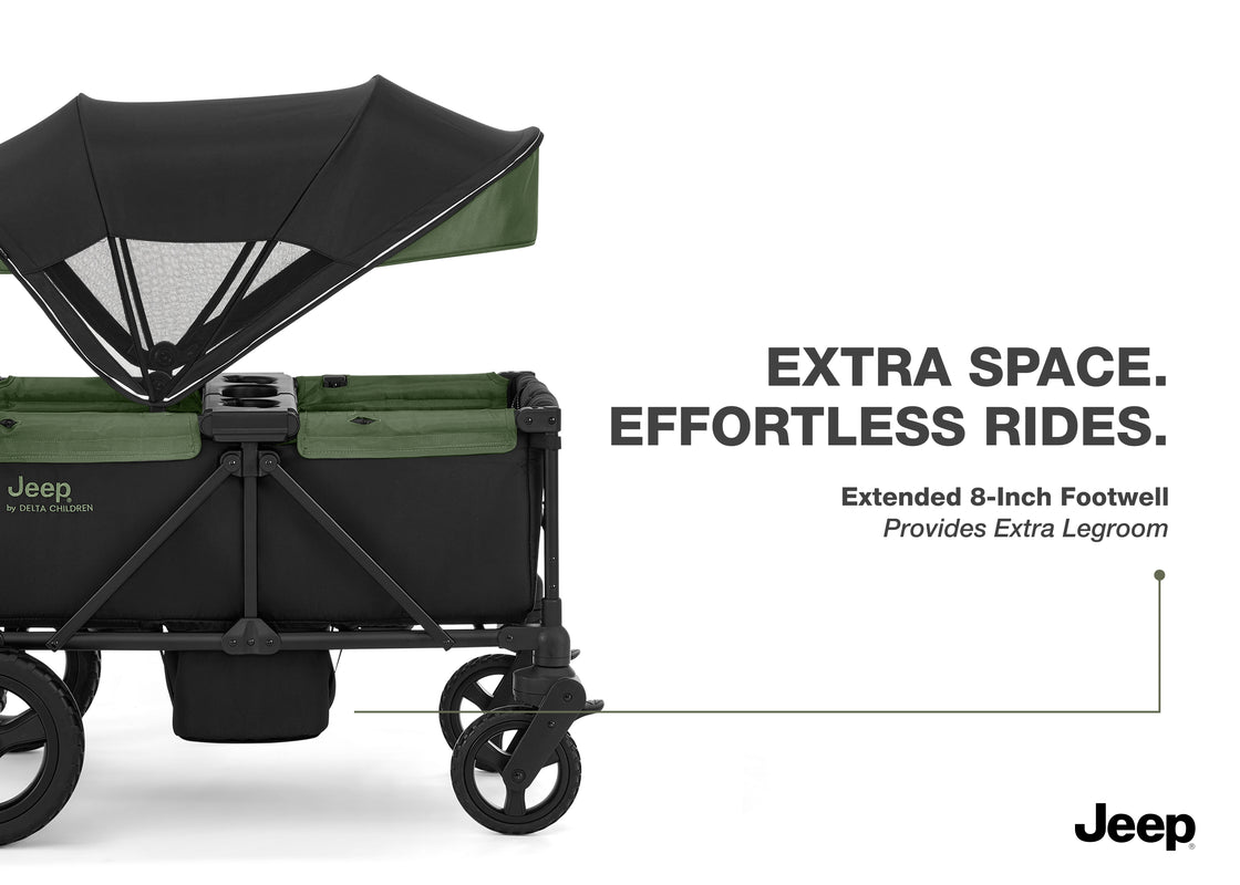 Jeep Evolve JXP All-Terrain 2-Seater Stroller Wagon