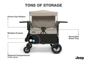Jeep Gladiator 4-Seater Stroller Wagon