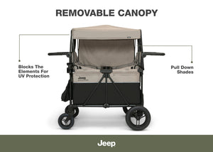 jeep stroller wagon canopy replacement Jeep Gladiator 4-Seater Stroller Wagon
