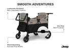 Black and Tan (2473) 6-Gladiator 4-Seater Stroller Wagon