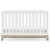DCB: Bianca White with Melted Bronze (186) 16-Jade 4-in-1 Convertible Crib