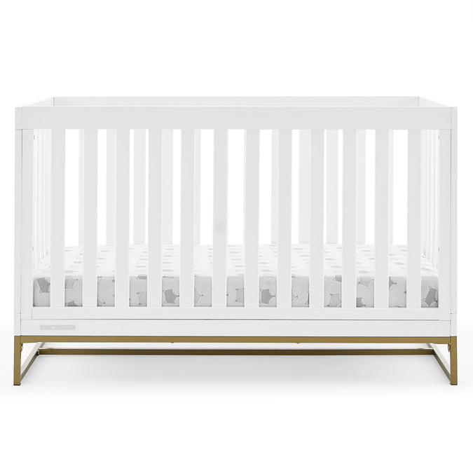 DCB: Bianca White with Melted Bronze (186) 16-Jade 4-in-1 Convertible Crib