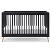 DCB: Midnight Grey with Natural (1372) 15-Jordan 4-in-1 Convertible Crib