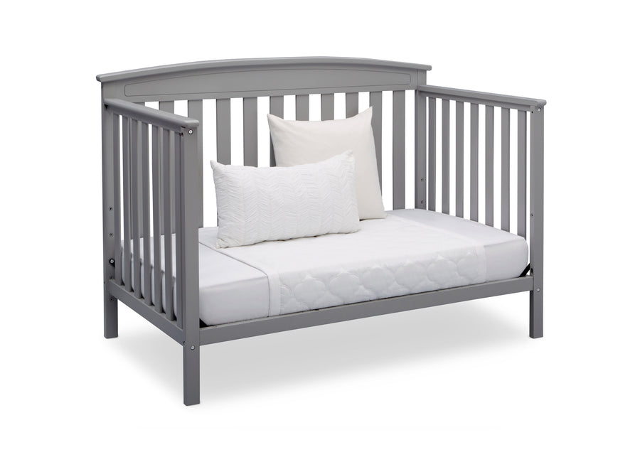 Grey (026) 6-Gateway 4-in-1 Convertible Crib