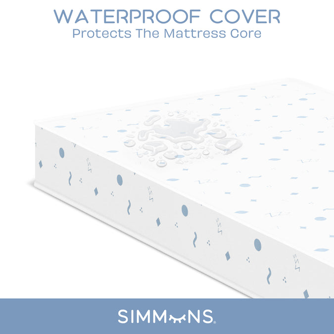 No Color (NO) 3-Simmons Kids® Quiet Nights Dual Sided Crib and Toddler Mattress