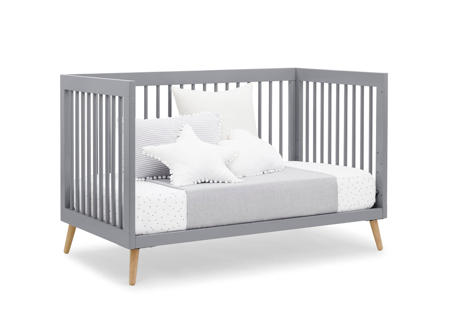 Grey with Natural (1359) 43-Jordan 4-in-1 Convertible Crib
