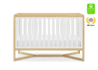 Bianca White with Natural (123) 43-Tribeca 4-in-1 Convertible Crib