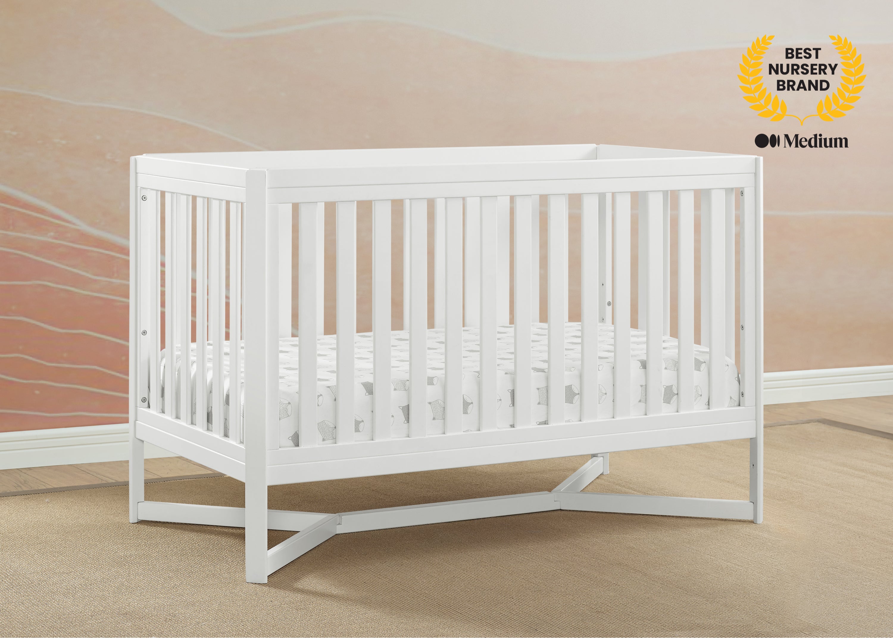 カナリアページ Bethpage 4-in-1 Crib - Delta Children