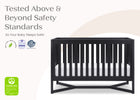 Midnight Grey (1360) 25-Tribeca 4-in-1 Convertible Crib