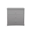 Delta Children Grey (645) 17-Sutton 3 Drawer Dresser with Changing Top