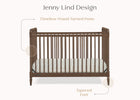 Teak Brown (1526) 19-Saint 4-in-1 Convertible Crib