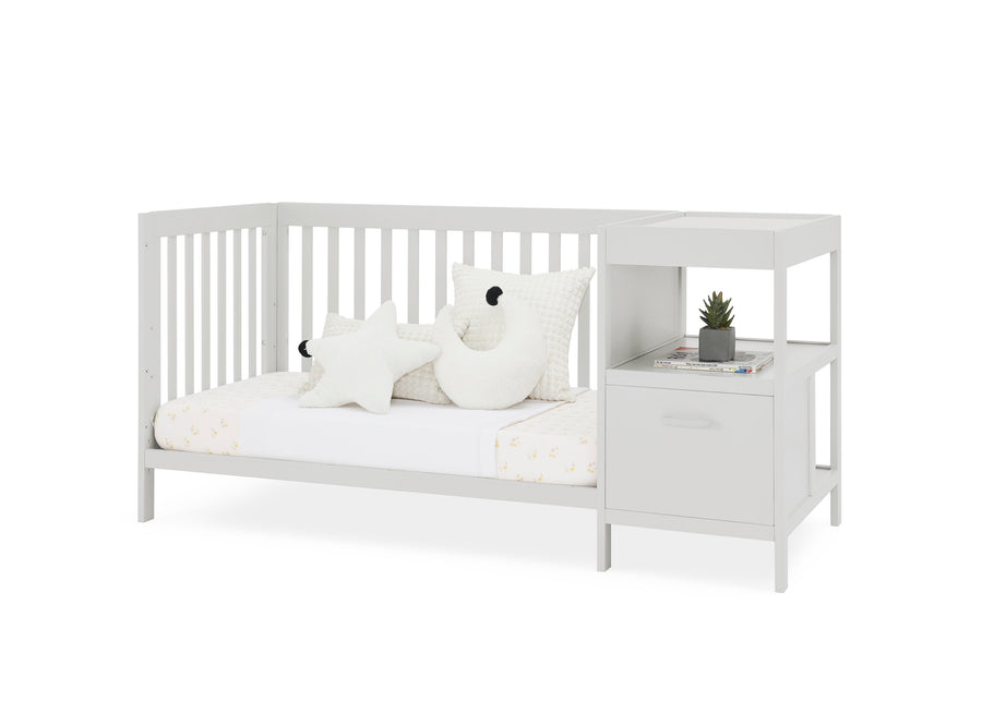 Moonstruck Grey (1351) 28-Alice 5-in-1 Convertible Crib and Changer