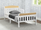 Bianca White with Natural (20804) 20-Canton Toddler Bed