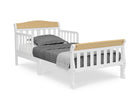 Bianca White with Natural (20804) 23-Canton Toddler Bed