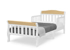 Bianca White with Natural (20804) 27-Canton Toddler Bed