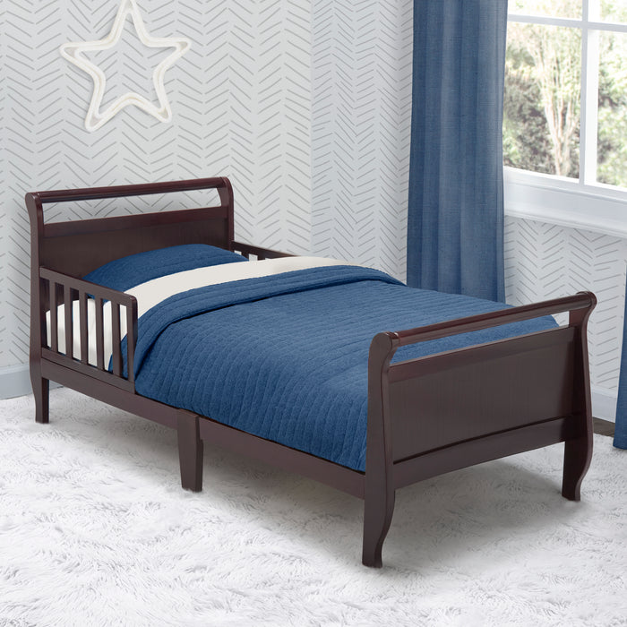 Brown Bed 2-Contemporary Toddler Bed