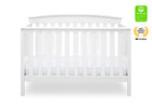 White (100) 10-Gateway 4-in-1 Convertible Crib