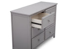 Grey (026) 16-Summit 6 Drawer Dresser
