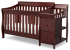 Black Cherry Espresso (607) 21-Bentley S Convertible Crib and Changer