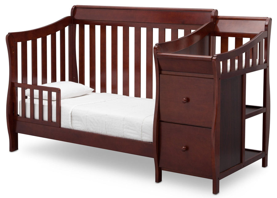 Black Cherry Espresso (607) 17-Bentley S Convertible Crib and Changer