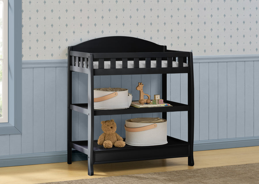 Ebony (0011) 6-Wilmington Changing Table with Pad