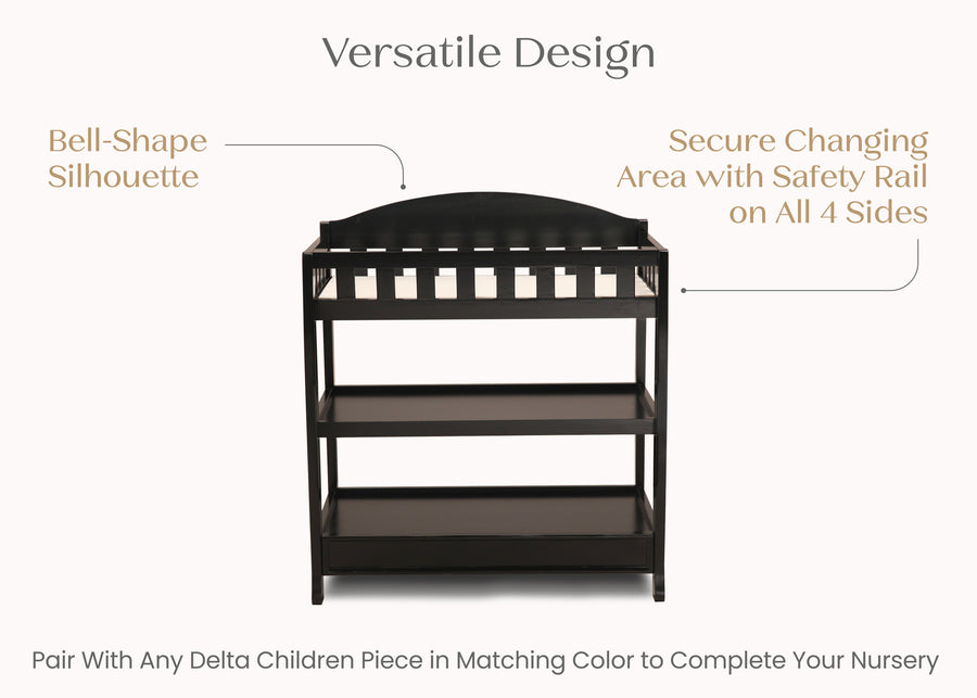 Ebony (0011) 15-Wilmington Changing Table