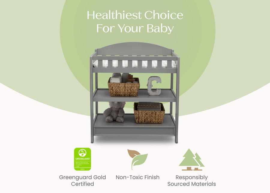 Grey (026) 3-Wilmington Changing Table