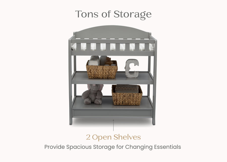 Grey (026) 2-Wilmington Changing Table