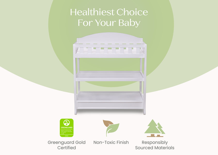 White (100) 30-Wilmington Changing Table