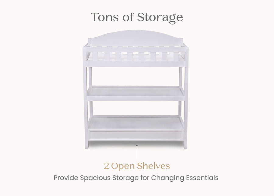 White (100) 29-Wilmington Changing Table
