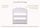 White (100) 33-Wilmington Changing Table