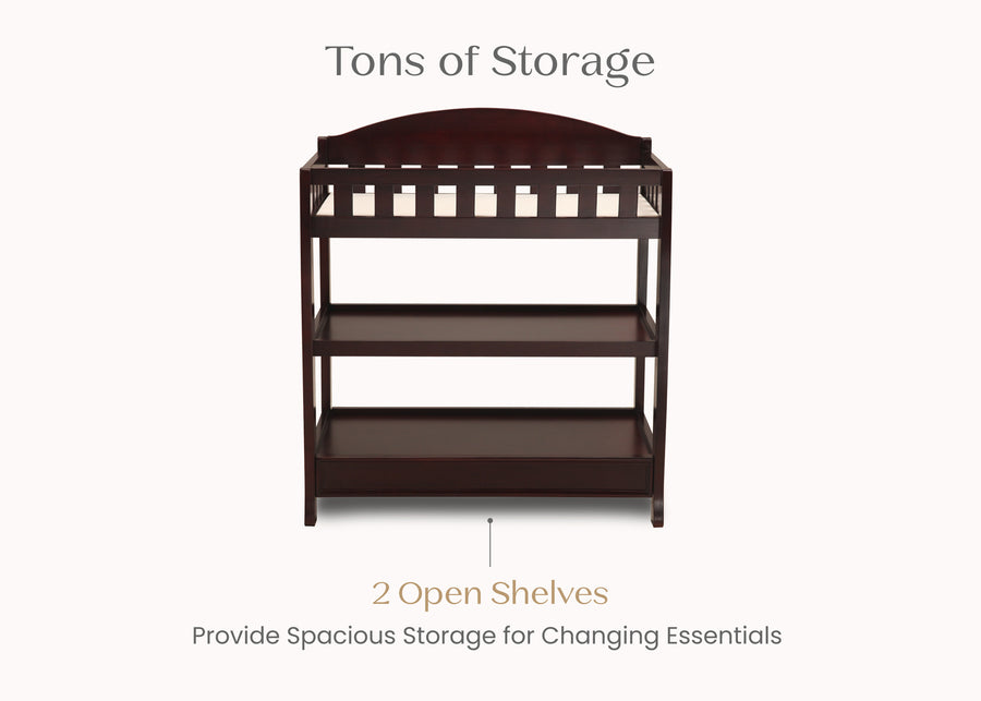 Espresso Cherry (205) 39-Wilmington Changing Table