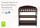Espresso Cherry (205) 41-Wilmington Changing Table