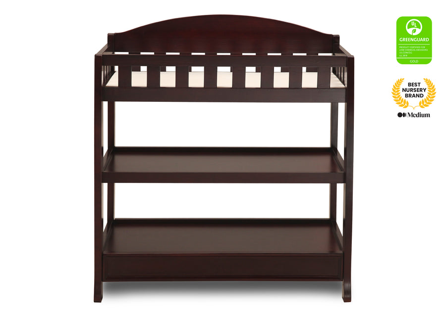 Espresso Cherry (205) 18-Wilmington Changing Table with Pad
