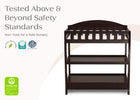 Dark Chocolate (207) 22-Wilmington Changing Table