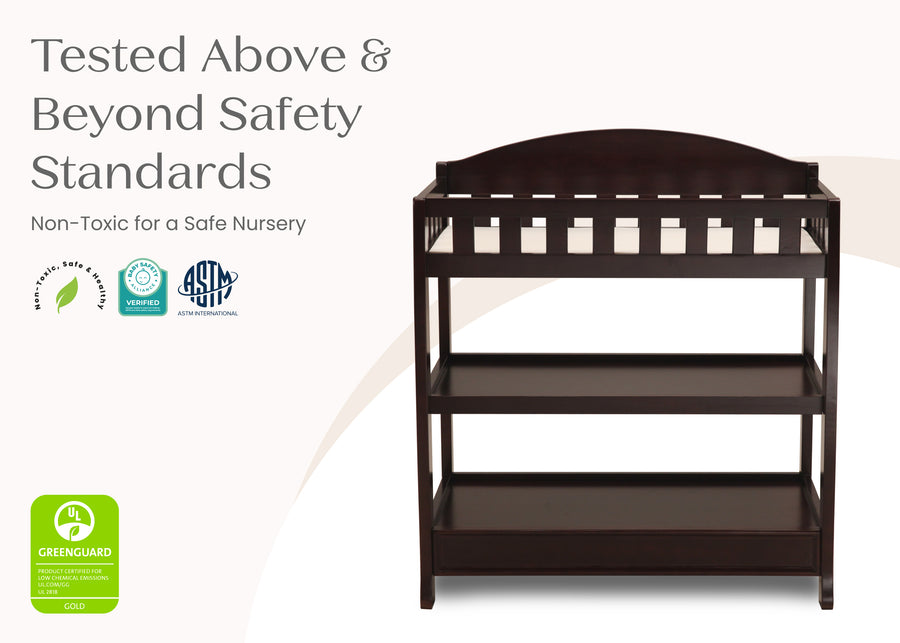 Dark Chocolate (207) 22-Wilmington Changing Table