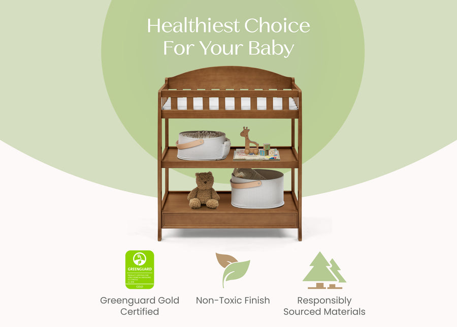 Chestnut (836) 49-Wilmington Changing Table