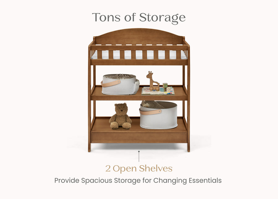 Chestnut (836) 48-Wilmington Changing Table