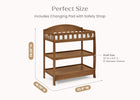 Chestnut (836) 51-Wilmington Changing Table