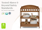 Chestnut (836) 50-Wilmington Changing Table