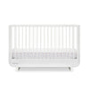 DCB: Bianca White (130) 15-Rhodes 4-in-1 Convertible Crib