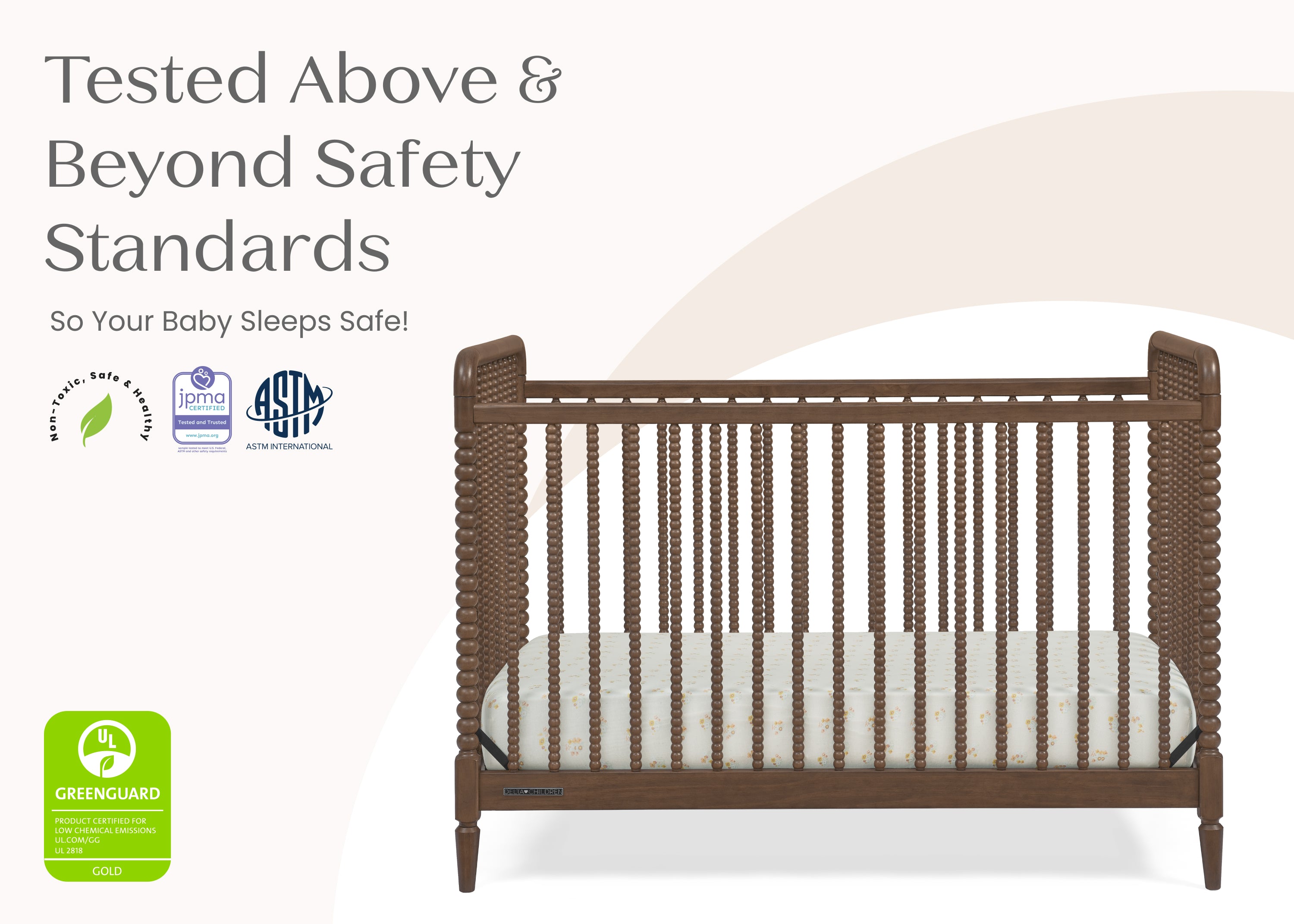 Saint 4-in-1 Convertible Crib - Delta Children
