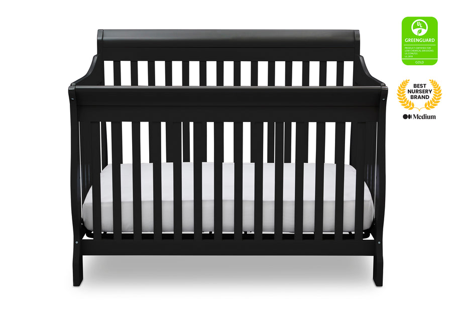 Ebony (0011) 8-Canton 4-in-1 Crib